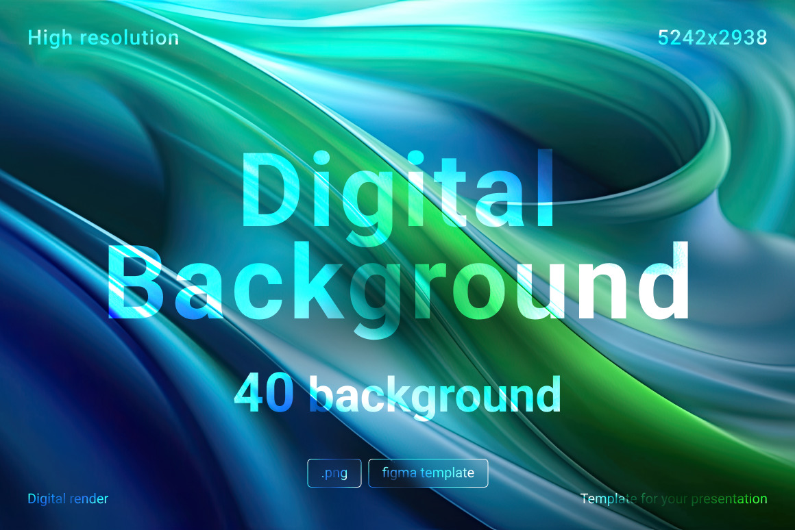 Digital Backgrounds set Digital Backgrounds set