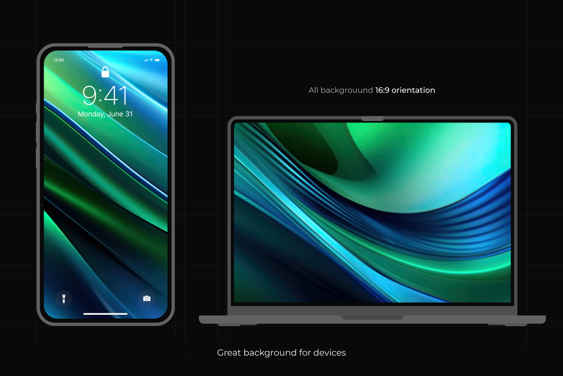Digital Backgrounds set Digital Backgrounds set