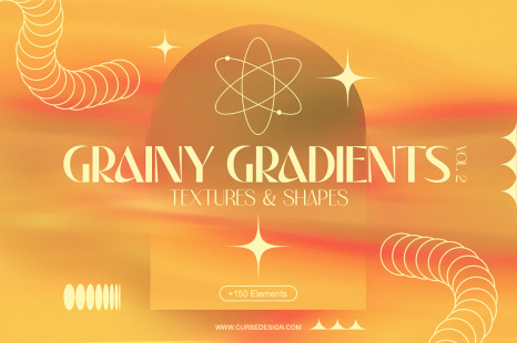 Grainy Gradients Textures &amp; Shapes