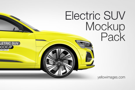 Electric Crossover SUV Mockup - Pack