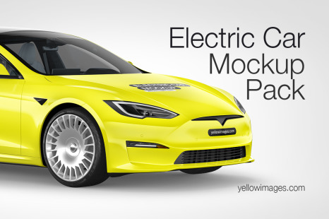 Electric Car Mockup Pack