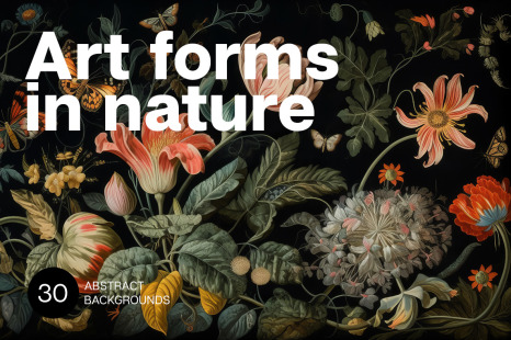 Art Forms in Nature. Backgrounds