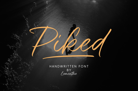 Piked | Handwritten Font