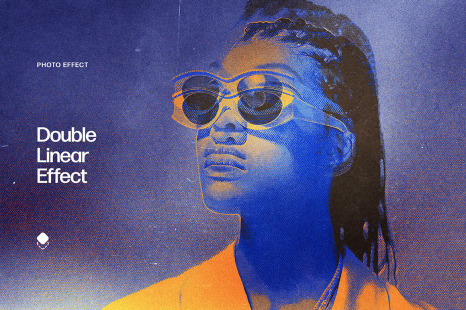 Double Linear Photo Effect