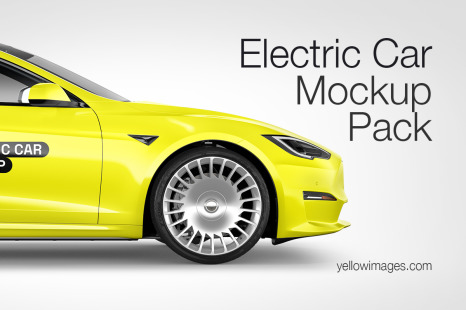 Electric Car Mockup Pack