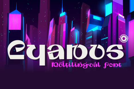 Cyanus - display font