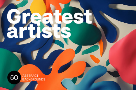 Greatest artists. Backgrounds