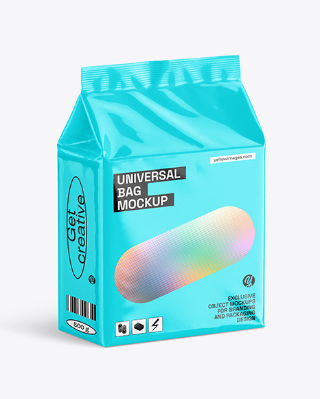 Glossy Universal Bag Mockup