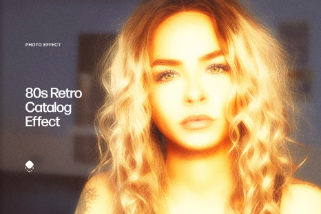 80s Retro Catalog Effect