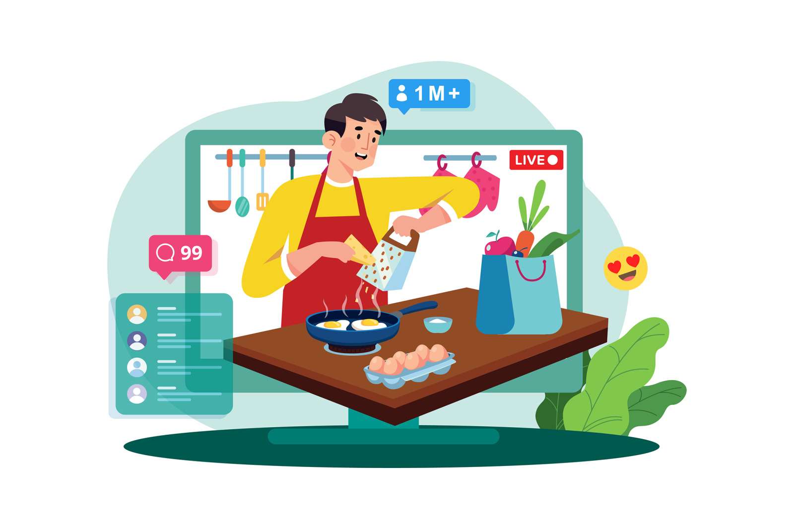 M736_ Social Network Illustration_Part 02 M736_ Social Network Illustration_Part 02