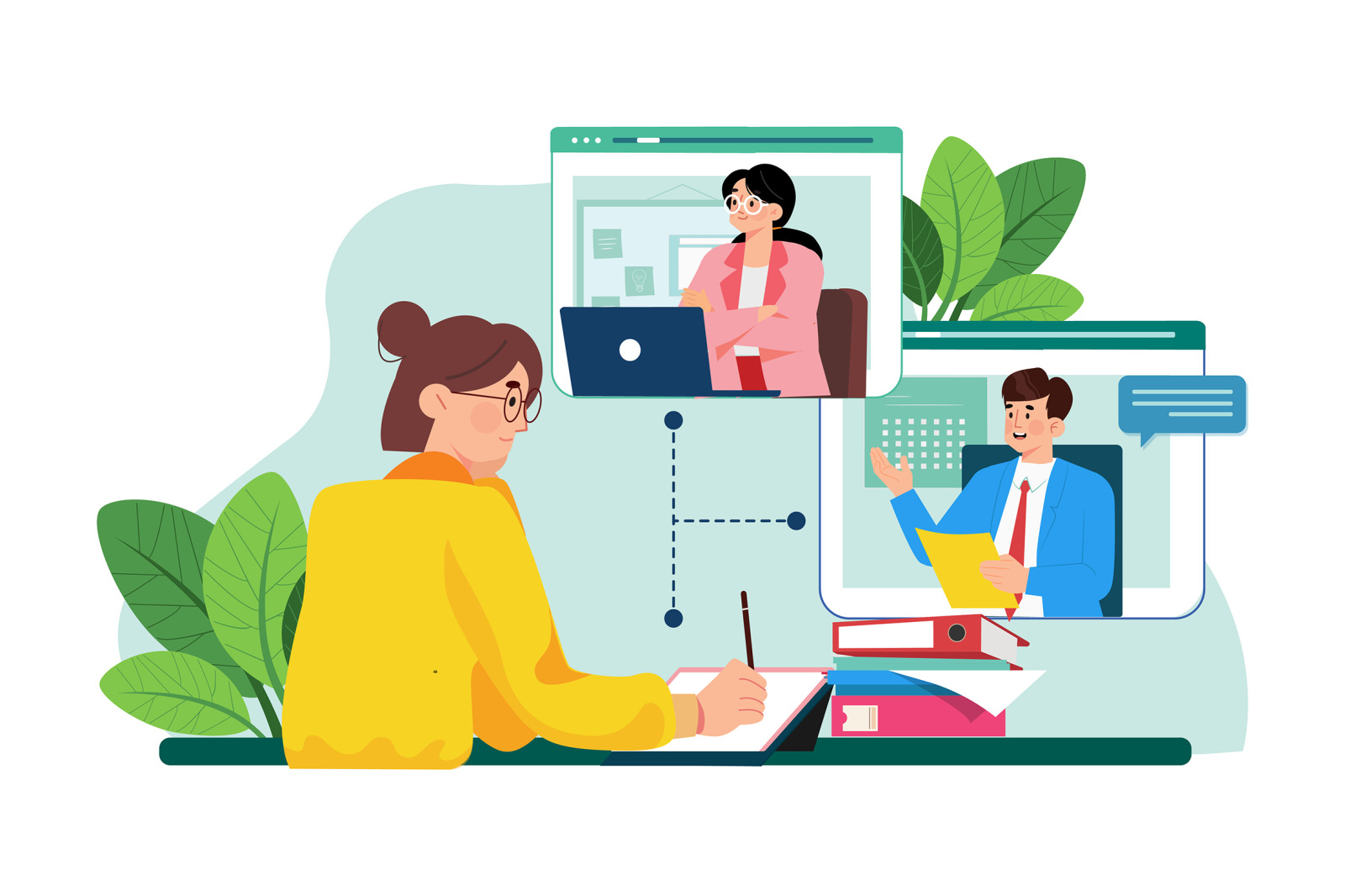 M736_ Social Network Illustration_Part 02 M736_ Social Network Illustration_Part 02