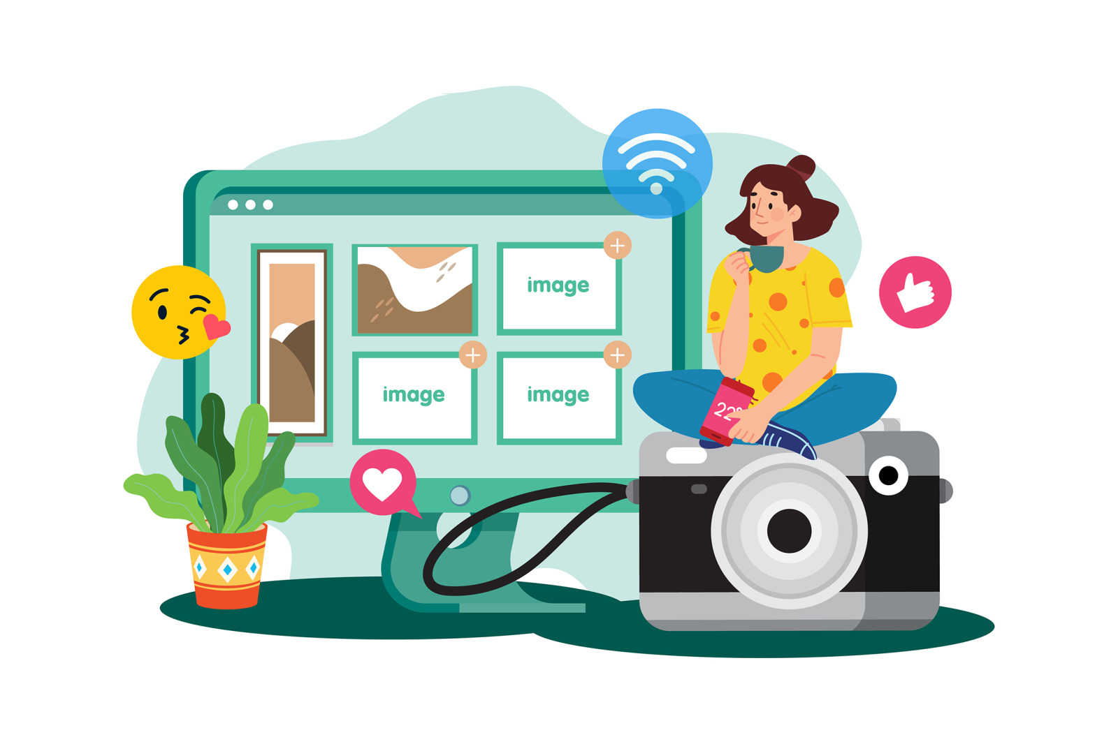 M736_ Social Network Illustration_Part 01 M736_ Social Network Illustration_Part 01