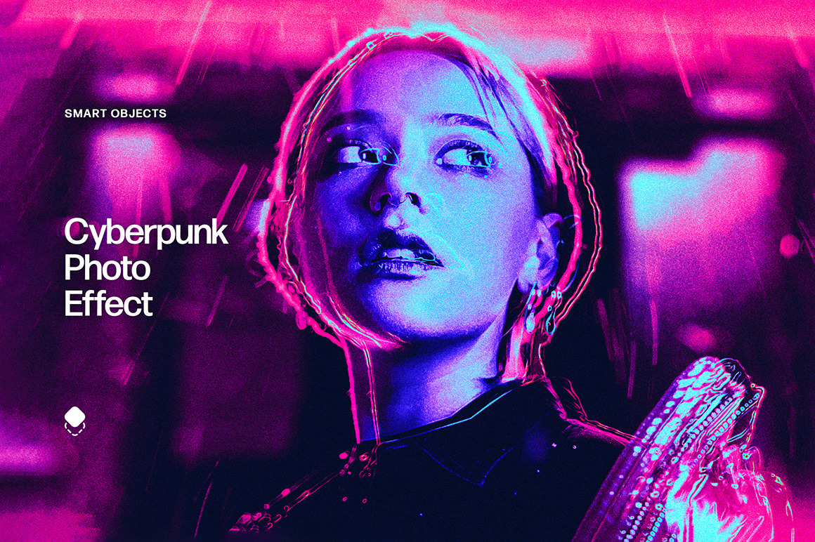 Cyberpunk photoshop action скачать фото 27