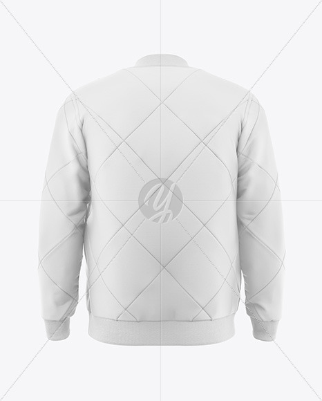 Men’s Bomber Jacket Mockup - Back View - Free Download Images High