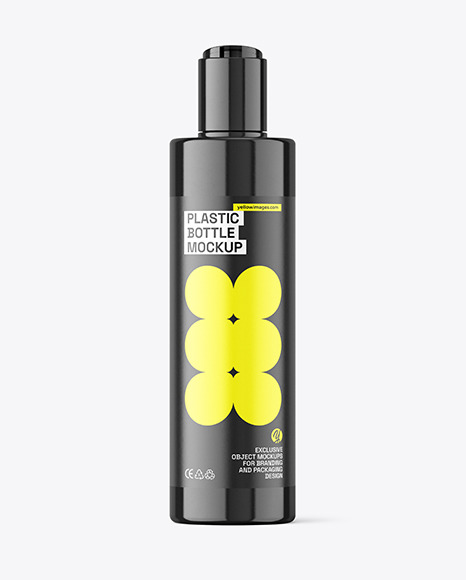 Glossy Cosmetic Bottle Mockup