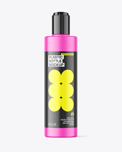 Matte Cosmetic Bottle Mockup