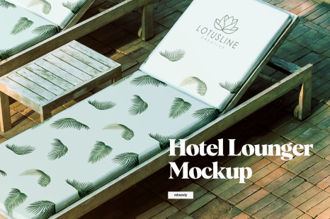 Hotel Lounger Mockup
