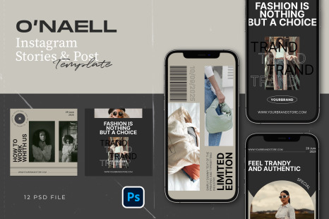 Hype Minimalis Instagram Template - O&#039;NAELL