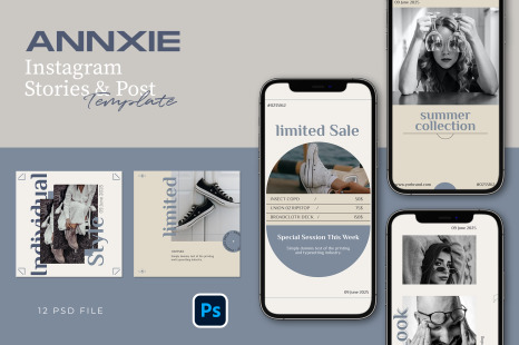 Hype Minimalis Instagram Template - ANNXIE