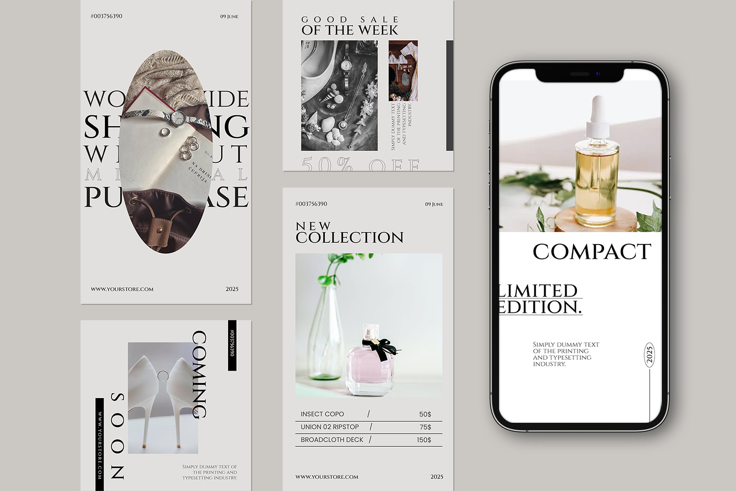 Hype Minimalis Instagram Template - MARTHA Hype Minimalis Instagram Template - MARTHA