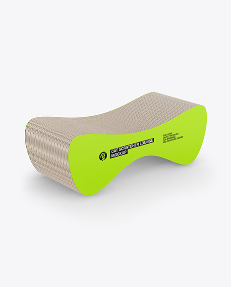 Glossy Cat Scratcher Mockup
