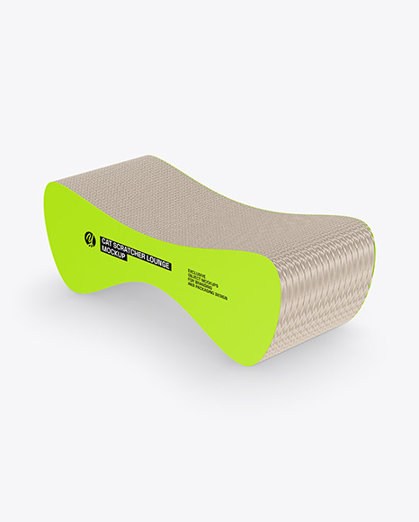 Glossy Cat Scratcher Mockup
