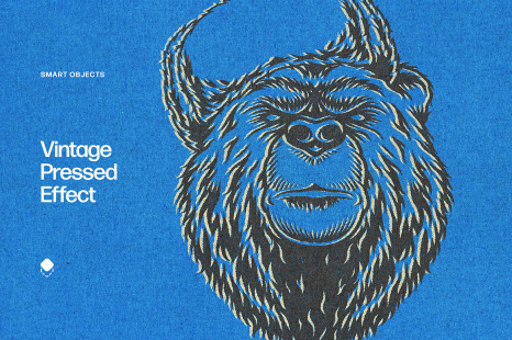 Vintage Pressed Cardboard Effect