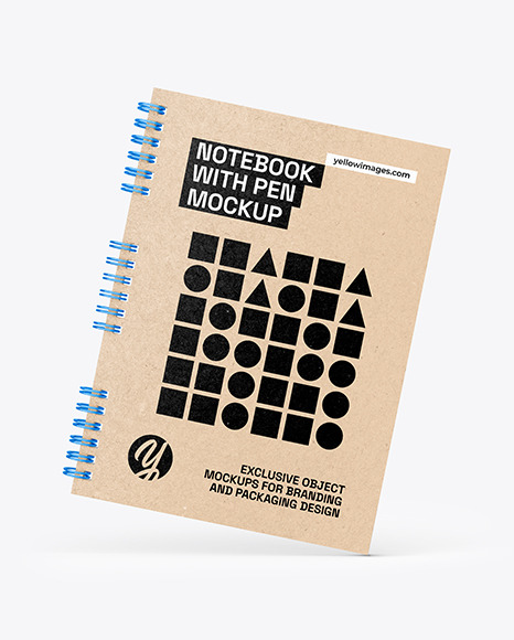Kraft Notepad Mockup