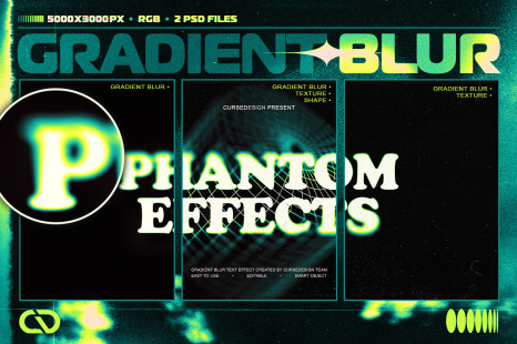 Gradient Blur Text Effect