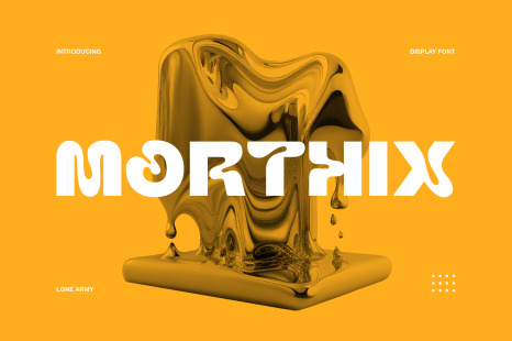 Morthix - Liquid font