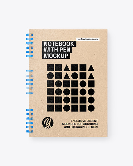 Kraft Notepad Mockup