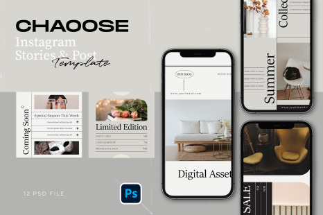 Minimalist Instagram Template - CHAOOSE