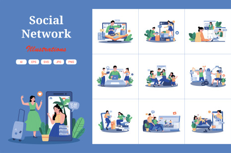 M736_ Social Network Illustration_Part 02