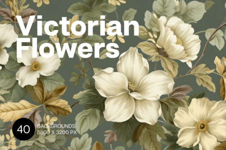 Flowers in Victorian style