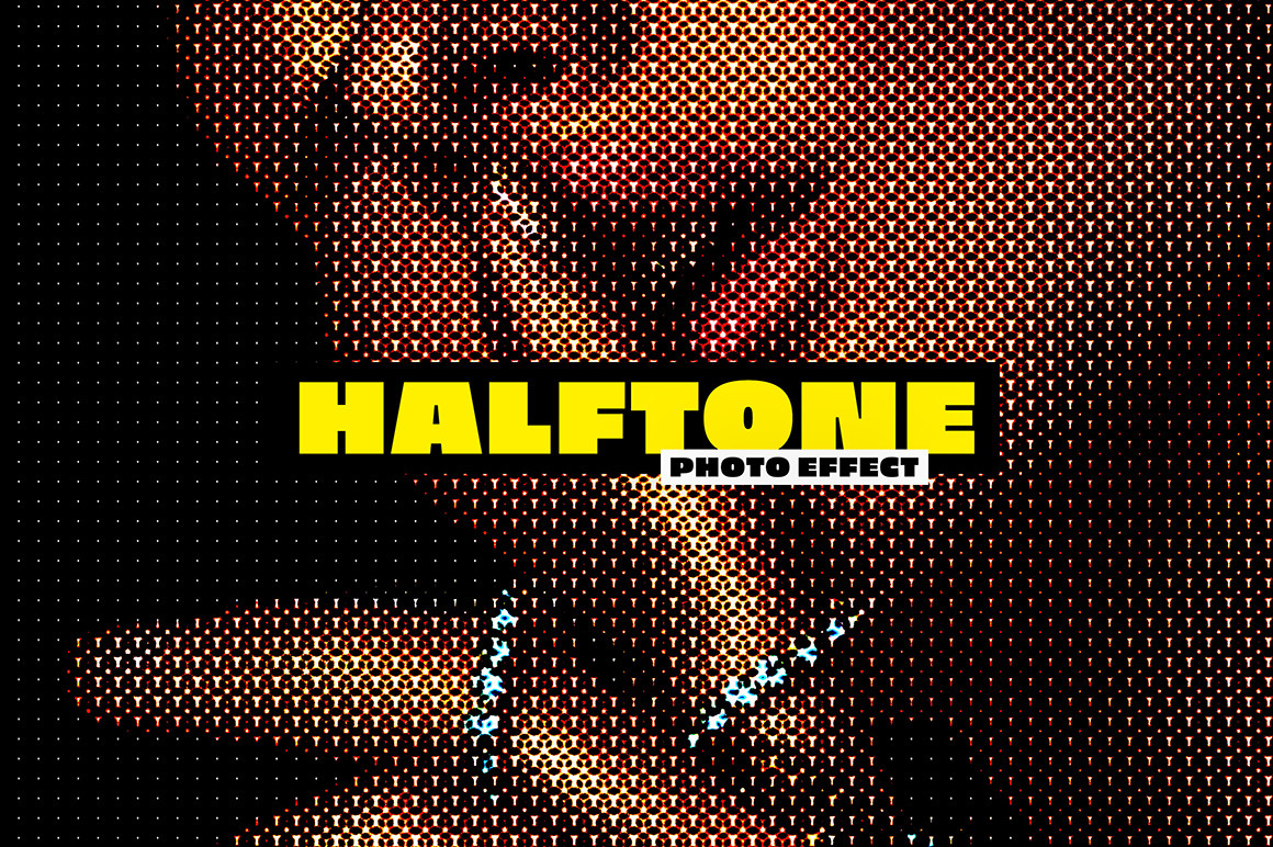 Halftone Photo Effect Halftone Photo Effect