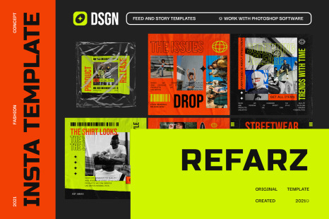 Refarz Urban Instagram Templates