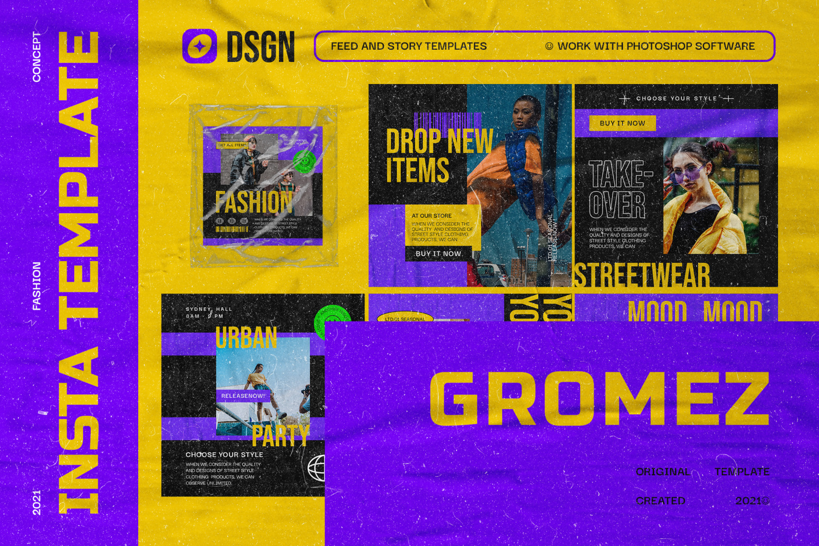 Gromez Urban Instagram Templates Gromez Urban Instagram Templates