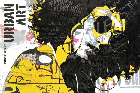 Urban Mural Photo Effect