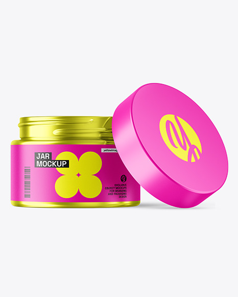The 50ml Opened Jar Mockup