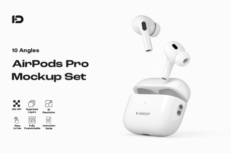 AirPods Pro Mockup Set