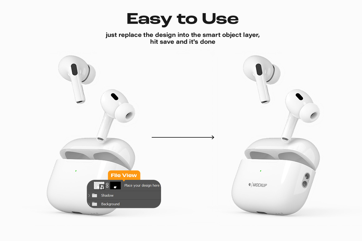 AirPods Pro Mockup Set AirPods Pro Mockup Set