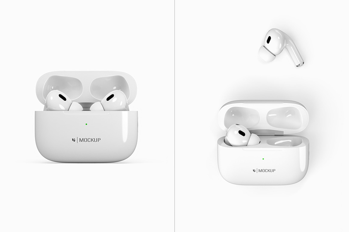 AirPods Pro Mockup Set AirPods Pro Mockup Set