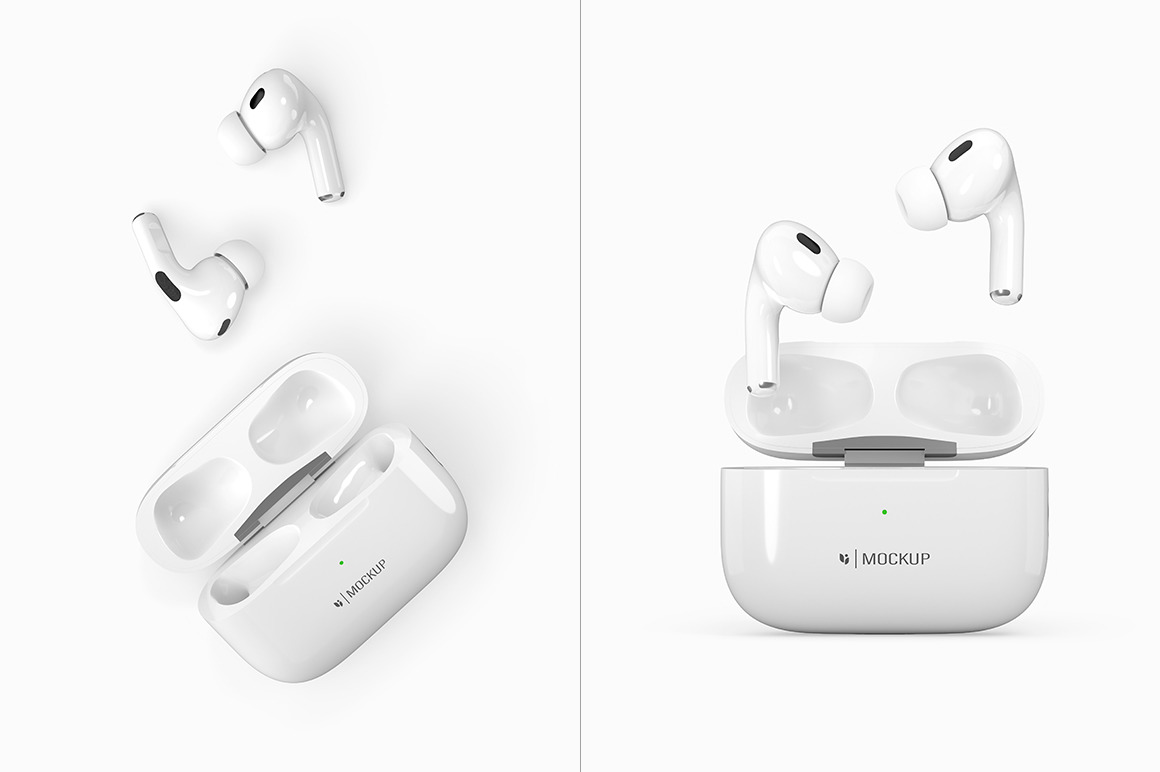 AirPods Pro Mockup Set AirPods Pro Mockup Set