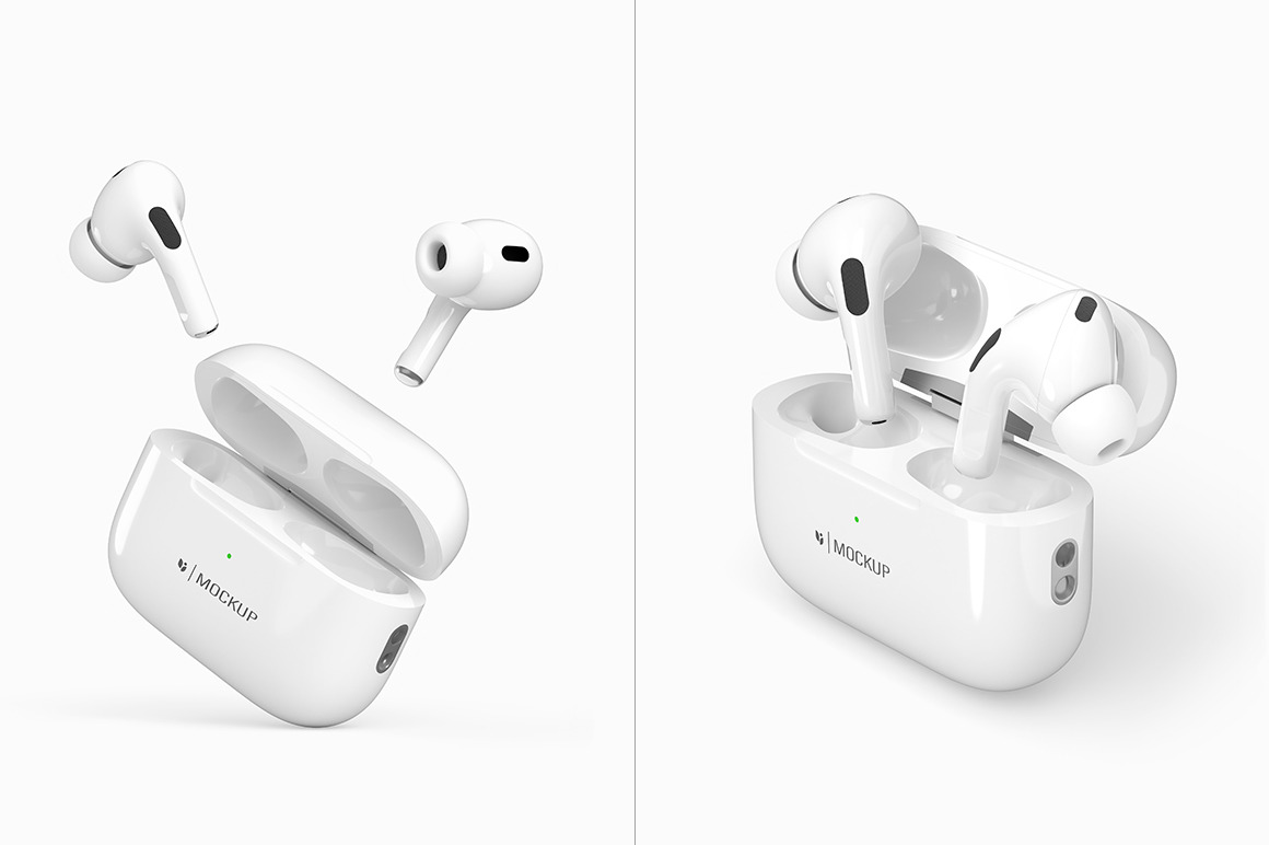 AirPods Pro Mockup Set AirPods Pro Mockup Set