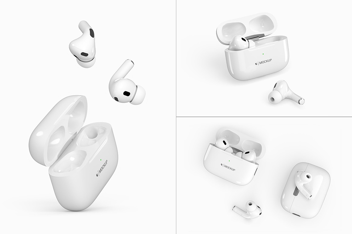 AirPods Pro Mockup Set AirPods Pro Mockup Set