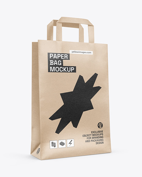 Kraft Paper Bag Mockup