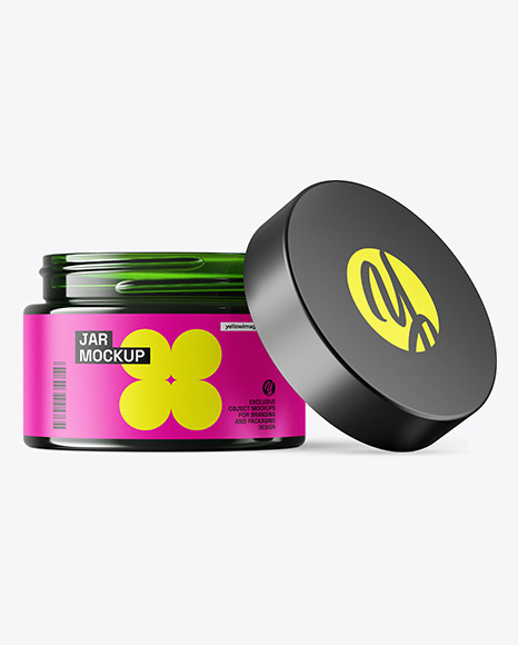 The 50ml Opened Jar Mockup