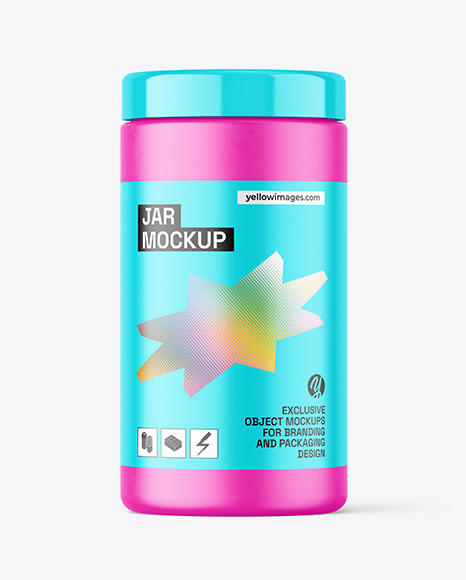 Matte Jar Mockup