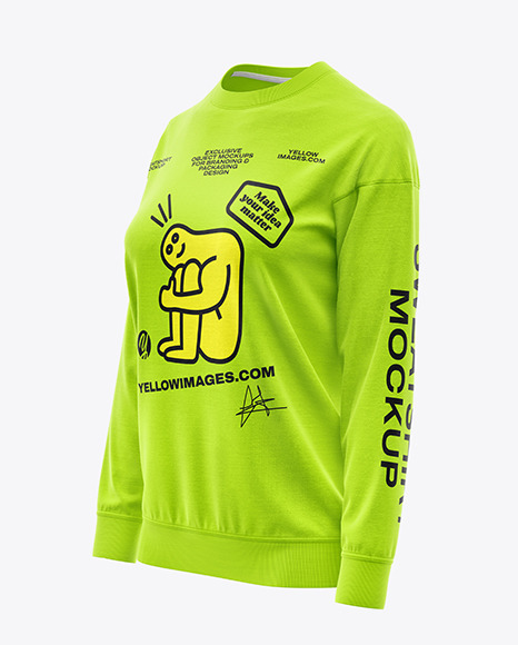 Women&#039;s Sweatshirt Mockup