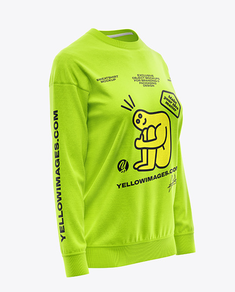 Women&#039;s Sweatshirt Mockup